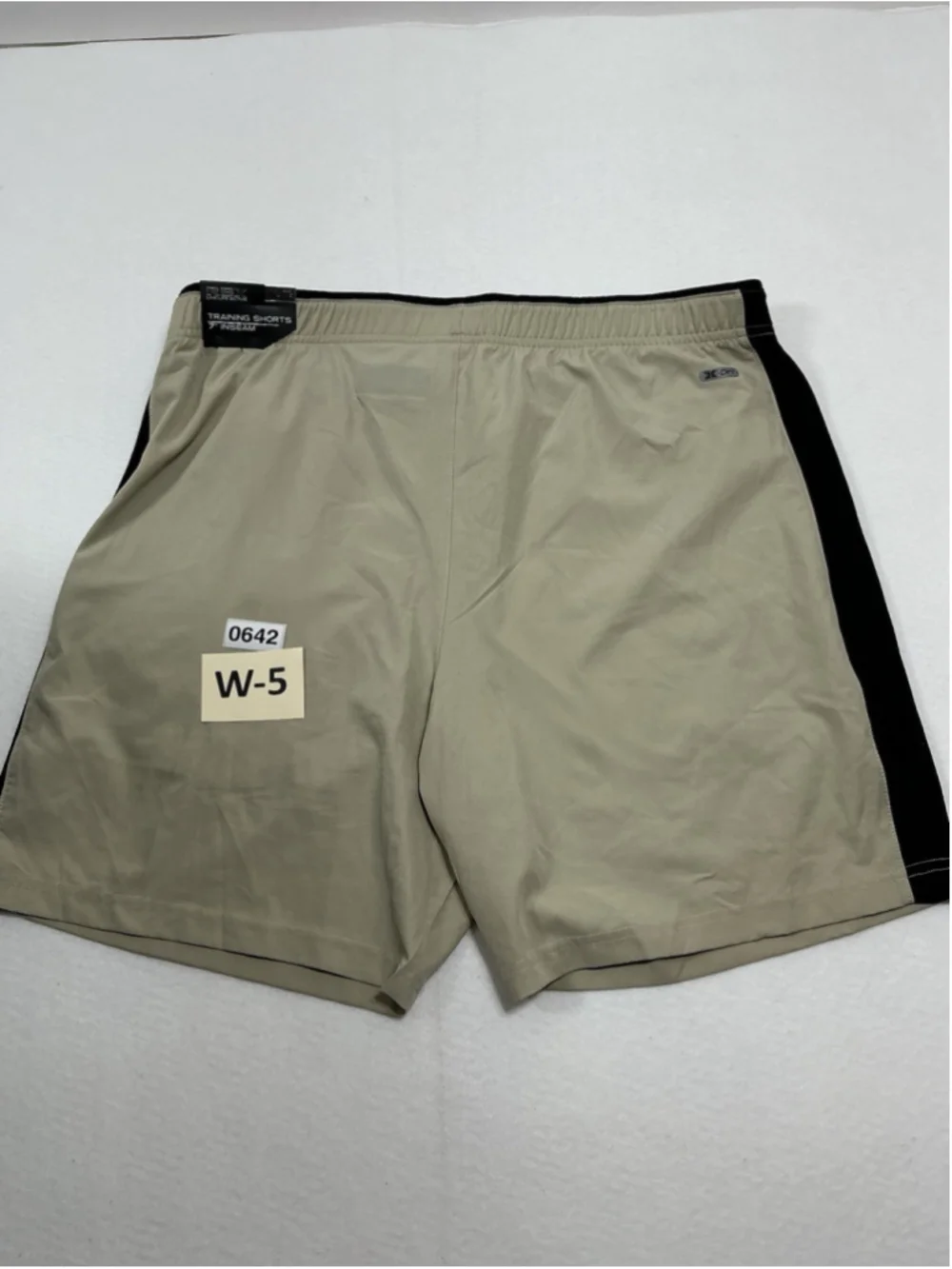 Men’s NWT RBX Performance Pullon Training Shorts XL Beige Black